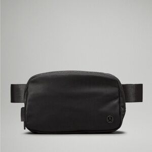 lululemon Black/Silver Belt Bag